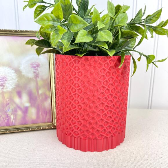 Hand Crafted Other - Modern Indoor Planter Pot, Ordan Planter Pot, Textured Flower Pot
